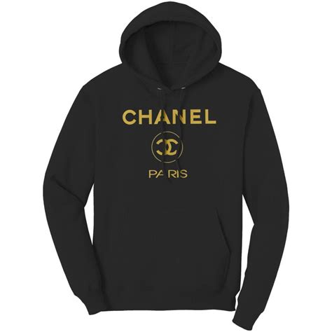 chanel hoodie and sweatpants.